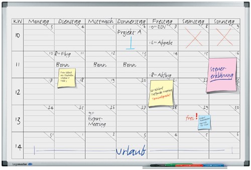 Planbord Legamaster premium projectplanner 60x90cm