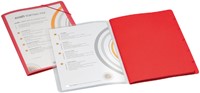 Sorteermap Djois personaliseerbaar A4 6 tabbladen rood-1