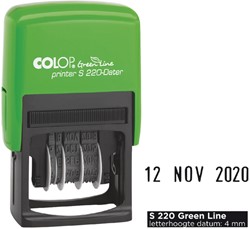 Datumstempel Colop S220 green line 4mm