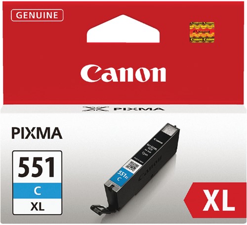 Inktcartridge Canon CLI-551XL blauw