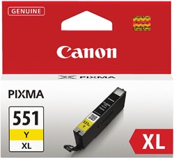 Inktcartridge Canon CLI-551XL geel