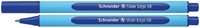 Balpen Schneider Slider Edge extra breed blauw