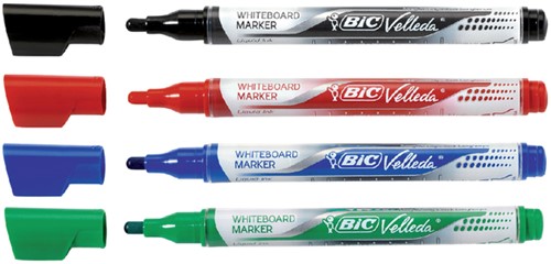 Whiteboardmarker Bic Velleda liquid rond medium blauw-1