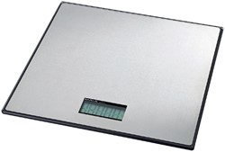 Pakketweger MAUL Global 50kg metalen plateau 32x32cm inclusief batterij zwart