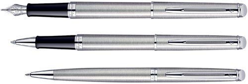 Balpen Waterman Hémisphère stainless steel CT medium-1