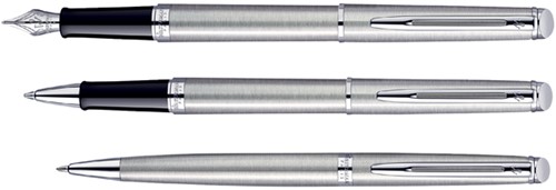 Rollerpen Waterman Hémisphère stainless steel CT fijn-3