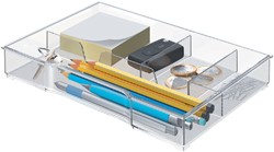 Inzetbak Leitz voor ladenbox transparant