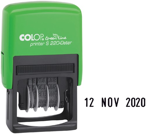 Datumstempel Colop S220 green line 4mm-2