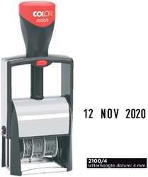 Datumstempel Colop 2100 Classic 4mm kussen zwart