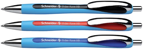 Balpen Schneider Slider Rave extra breed donkerblauw-2