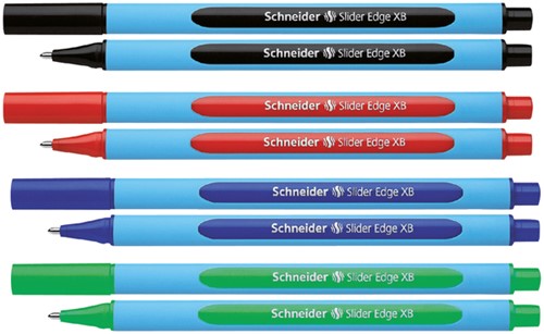 Balpen Schneider Slider Edge extra breed rood-2