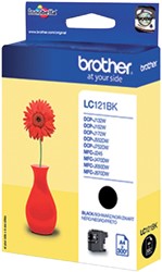 Inktcartridge Brother LC-121BK zwart