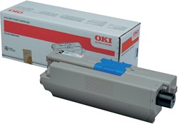 Toner Oki 44973536 zwart