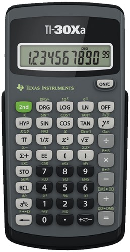 Rekenmachine TI-30XA