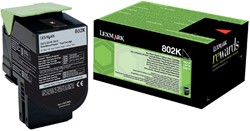 Tonercartridge Lexmark 80C20K0 prebate zwart