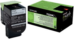 Tonercartridge Lexmark 70C2HK0 prebate zwart HC