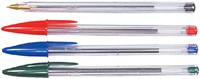 Balpen Bic Cristal medium assorti in tubo verpakking