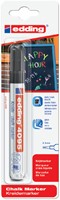 Krijtstift edding 4095 rond 2-3mm zwart blister à 1 stuk