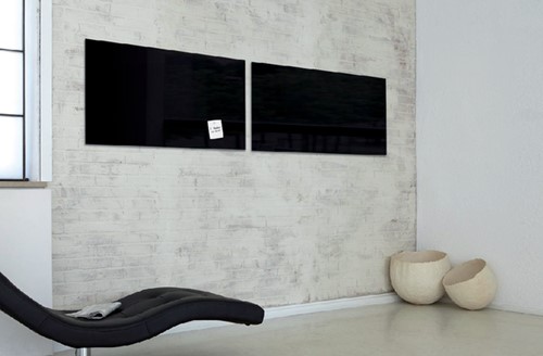Glasbord Sigel magnetisch 910x460x15mm zwart-2