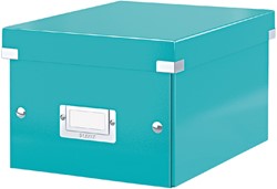 Opbergbox Leitz WOW Click & Store 200x148x250mm ijsblauw