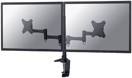 Monitorarm Neomounts D1330D 2x10-27" zwart