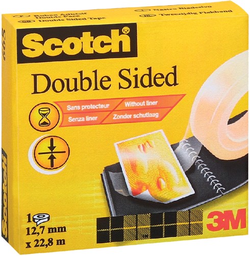 Plakband Scotch 665 12mmx22.8m dubbelzijdig-2