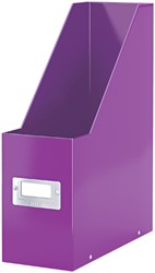 Tijdschriftcassette Leitz WOW Click & Store paars