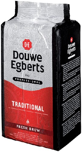 Koffie Douwe Egberts Fresh Brew voor automaten 1kg