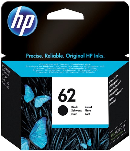 Inktcartridge HP C2P04AE 62 zwart