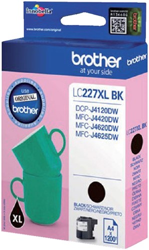 Inktcartridge Brother LC-227XLBK zwart