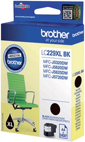 Inktcartridge Brother LC-229XLBK zwart