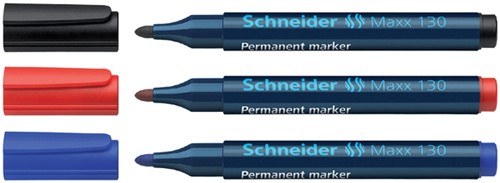 Viltstift Schneider Maxx 130 rond 1-3mm blauw-3