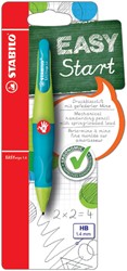 Vulpotlood STABILO Easyergo HB 1.4mm rechtshandig limoen/aquamarine blister à 1 stuk