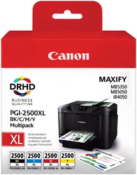Inktcartridge Canon PGI-2500XL zwart + kleur HC