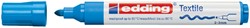 Textielmarker edding 4500 rond 2-3mm lichtblauw