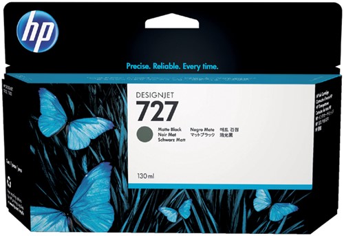 Inktcartridge HP B3P22A 727 mat zwart