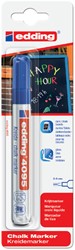 Krijtstift edding 4095 rond 2-3mm blauw blister à 1 stuk