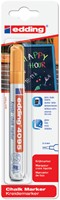 Krijtstift edding 4095 rond 2-3mm oranje blister à 1 stuk