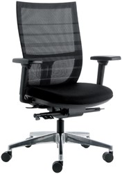 Bureaustoel Euroseats Curve Deluxe zwart