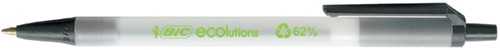 Balpen Bic Ecolutions medium zwart