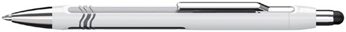 Balpen Schneider stylus Epsilon Touch extra breed wit/zilver