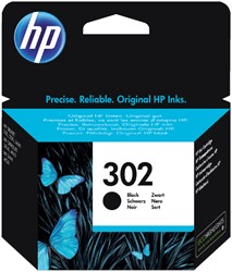 Inktcartridge HP F6U66AE 302 zwart