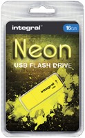 USB-stick 2.0 Integral 16Gb neon geel