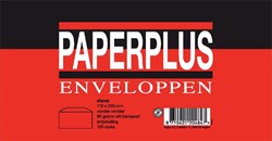 Dienstenenvelop Paperplus 110X220mm zelfklevend wit