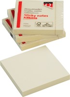 Memoblaadjes Quantore 75x75mm geel-3