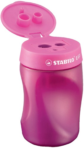 Puntenslijper STABILO Easy 4501 3 in 1 linkshandig roze