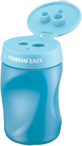 Puntenslijper STABILO Easy 4502 3 in 1 rechtshandig blauw