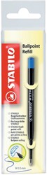 Balpenvulling STABILO standaard medium blauw blister à 1 stuk