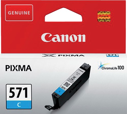 Inktcartridge Canon CLI-571 blauw-2