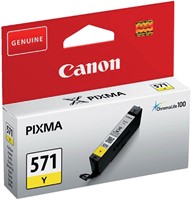 Inktcartridge Canon CLI-571 geel